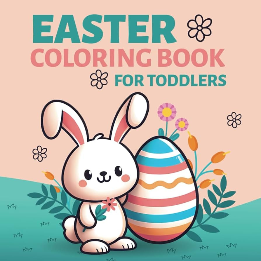 Easter Coloring Book for Toddlers: Easter Basket Stuffer for Girls and Boys with Big and Easy Pic... | Amazon (US)