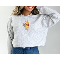Winnie The Pooh Sweatshirt, Bear Hunny Sweater, Gift | Etsy (US)
