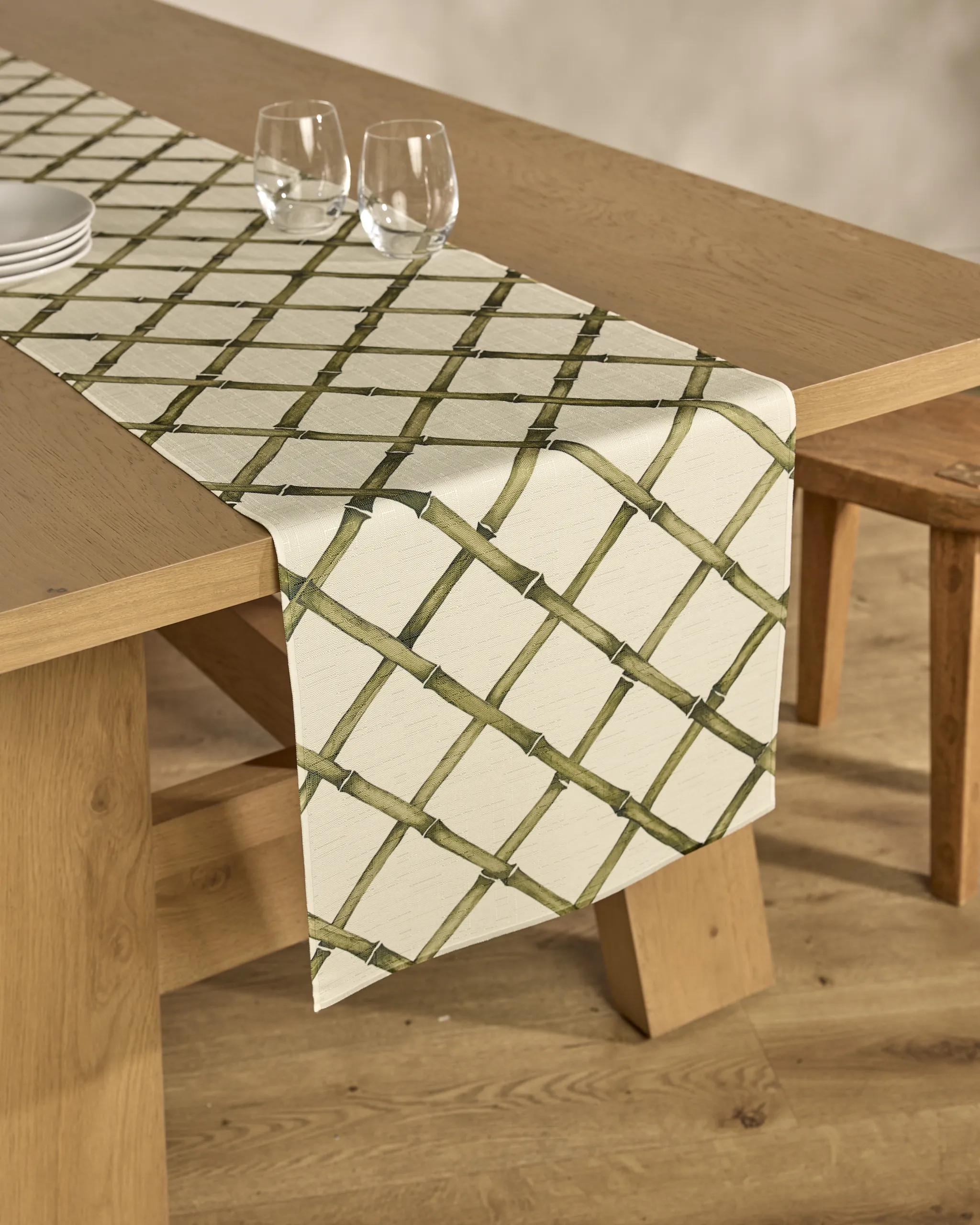 Bamboo Lattice Table Runner | Geometry | Geometry