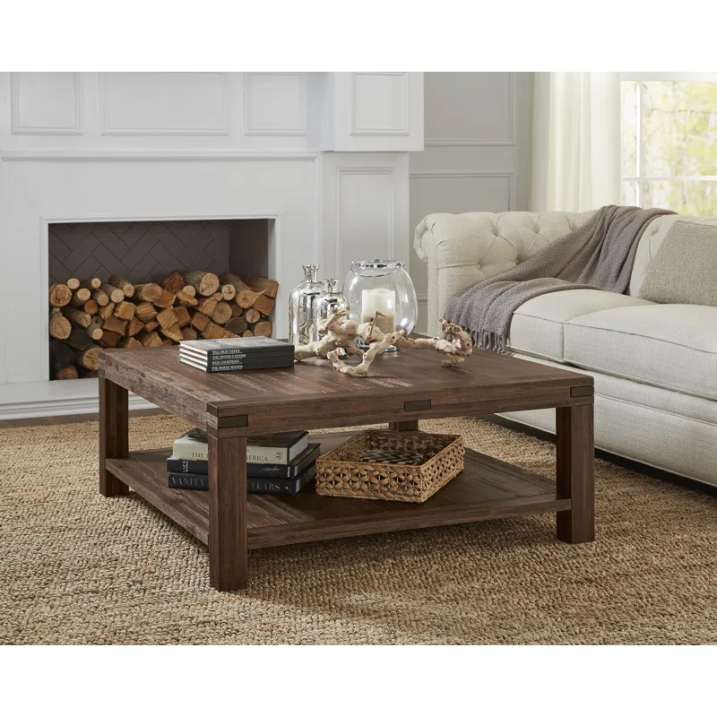 Louisa Solid Wood Coffee Table with Storage | Wayfair North America