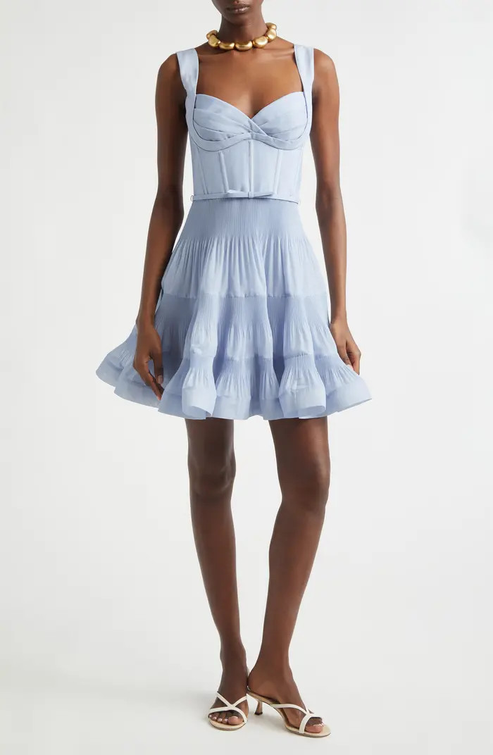 Kindred Spirit Pleated Draped Minidress | Nordstrom