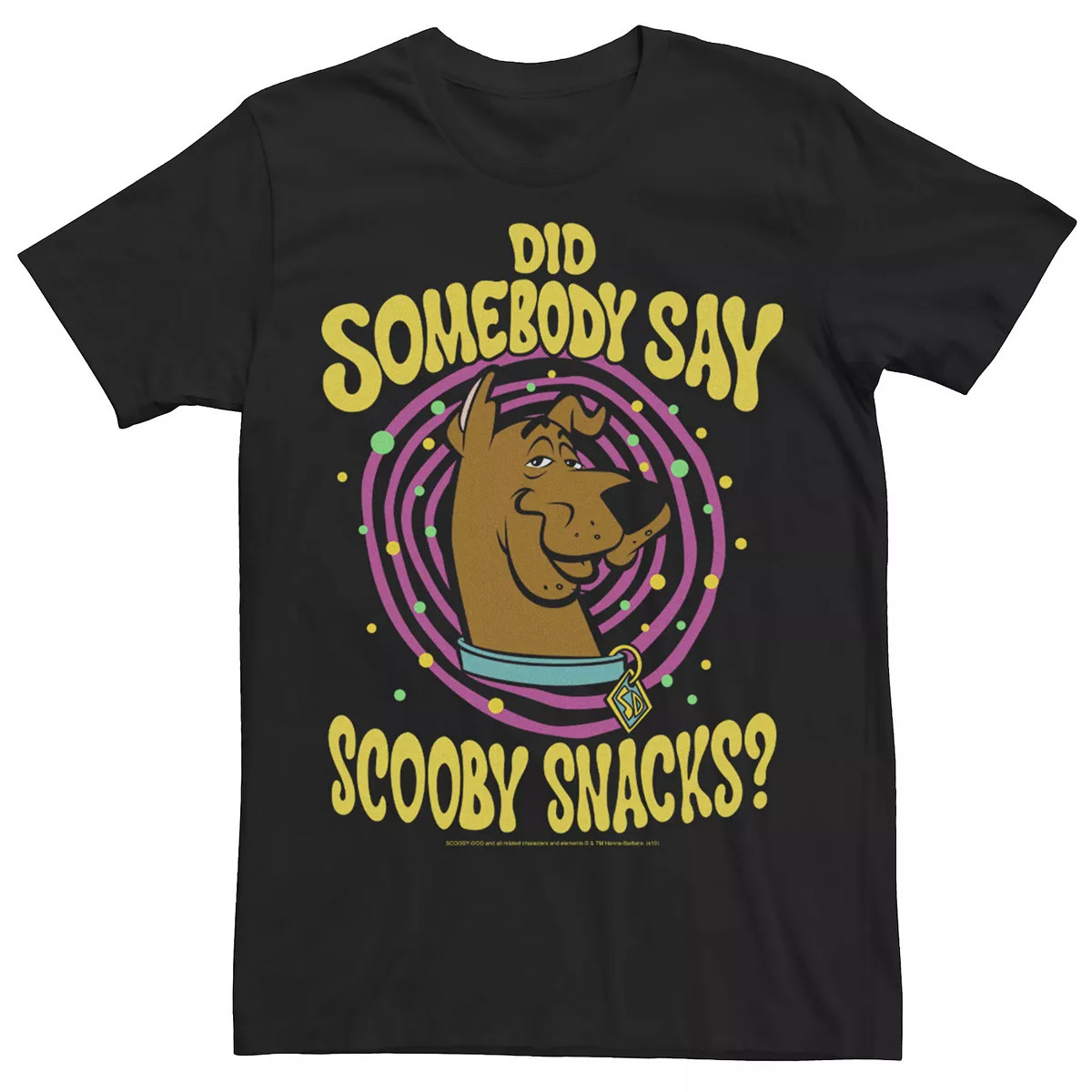 Men's Scooby-Doo Did Somebody Say Scooby Snacks Portrait Tee | Kohl's