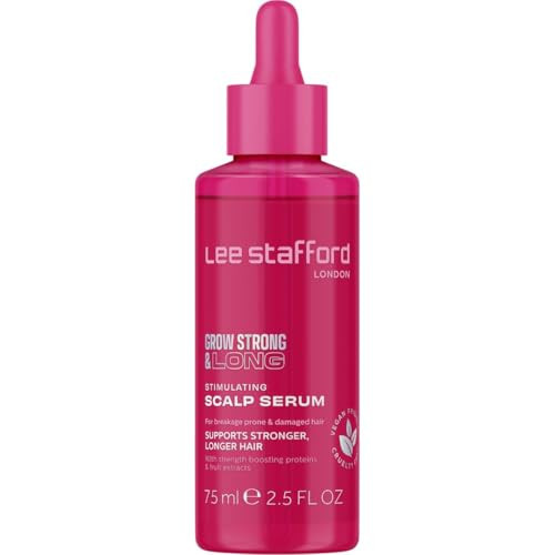 Lee Stafford Hair Growth Scalp Serum | Grow Strong & Long Collection - Best Stimulating Oil for Dry Thinning Damaged Hair, Packed with Thickening Proteins, Builds Density and Strength, 2.5 Fl Oz | Amazon (US)