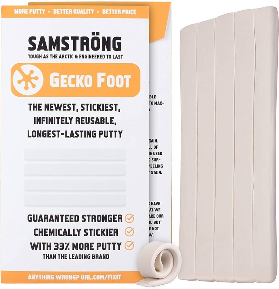 Sticky Tack - Samströng Gecko Foot Putty - The Perfect Wall Putty for Hanging Things Around The ... | Amazon (US)