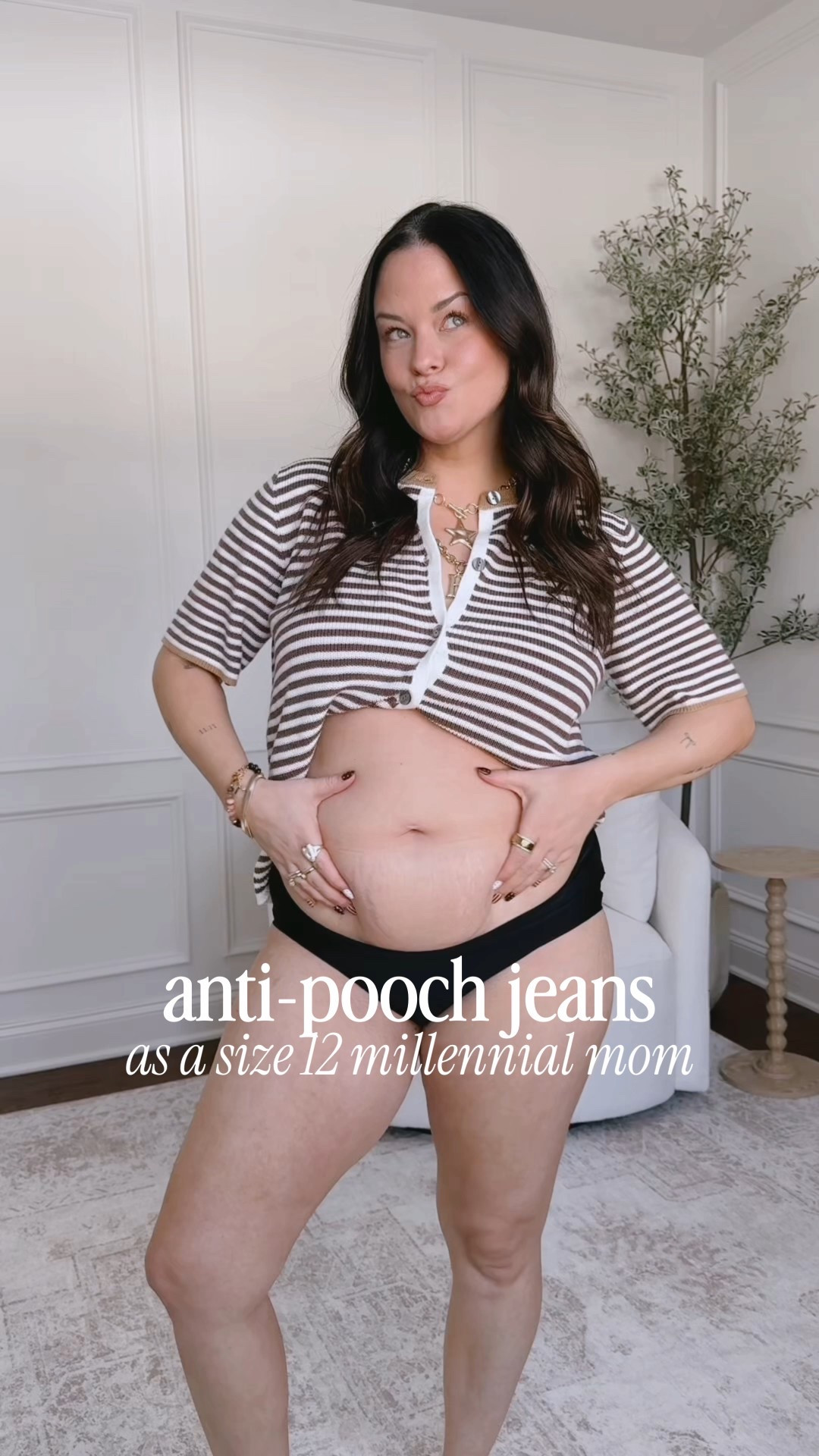 The PERFECT anti-pooch denim.. Wearing a 31 or 12 in all pairs shown.. also wearing a large in the tops.. 

I linked the Levi’s on both Amazon on the Levi’s site.. amazon seems to have better prices but Levi’s has better size and color availability (including plus size and multiple lengths) 

#LTKootd #LTKMidsize #LTKmomlife