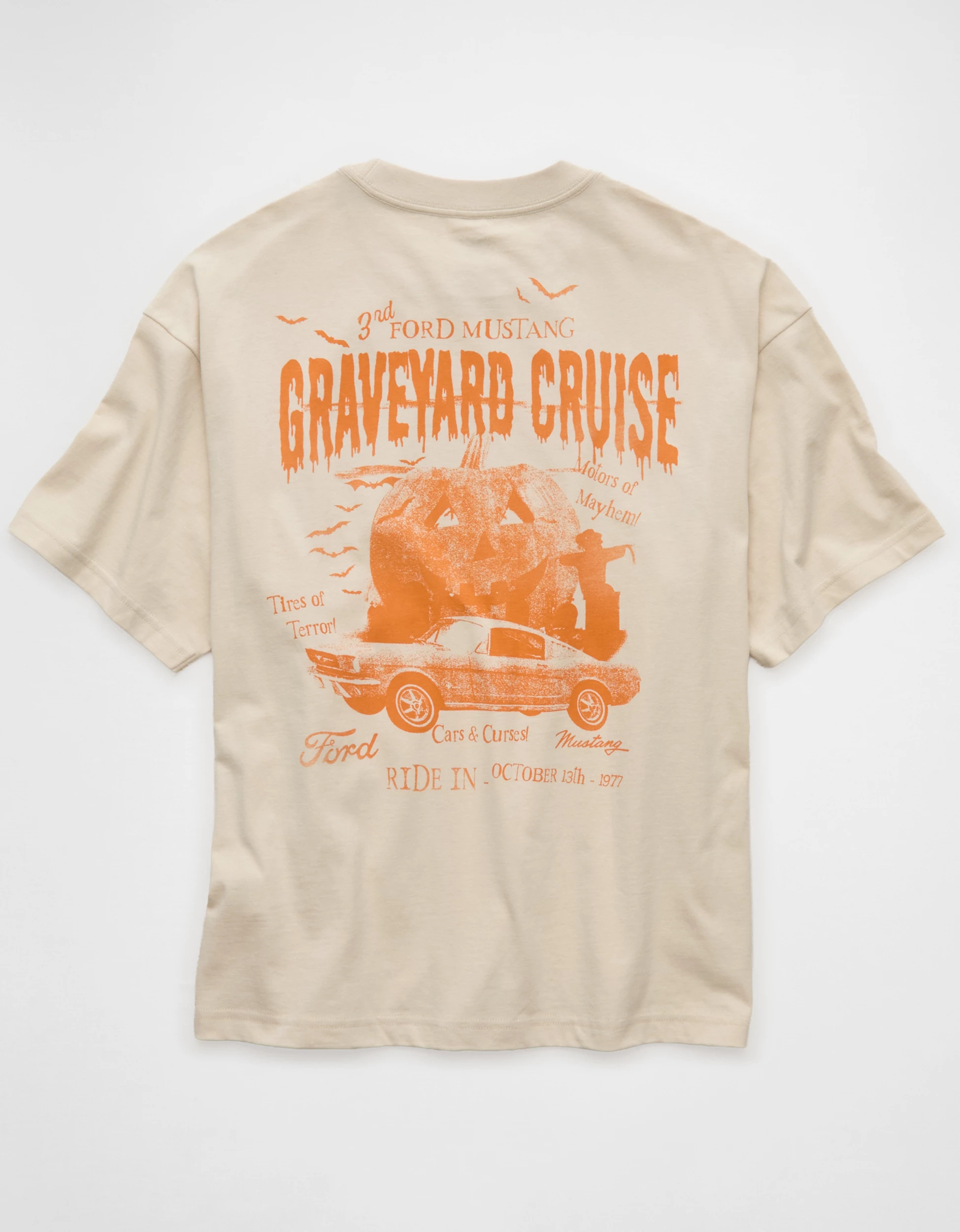 AE Boxy Fit Ford Halloween Graphic T-Shirt | American Eagle Outfitters (US & CA)
