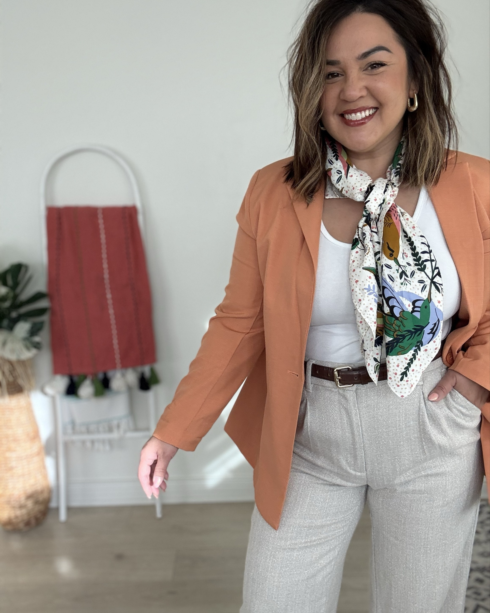 Transitioning to Spring with a fresh and bright palette 

Blazer: Amazon Sz M
Top: Kohls Sz L
Pants: Old Navy Sz M
Scarf : Amazon

#LTKStyleTip #LTKFindsUnder50 #LTKOver40