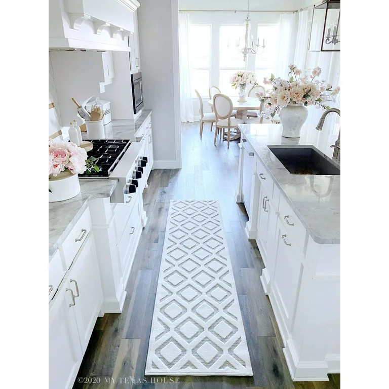 My Texas House Grapevine, Transitional, Geometric, Woven Runner Rug, 1'11" x 7'6" | Walmart (US)