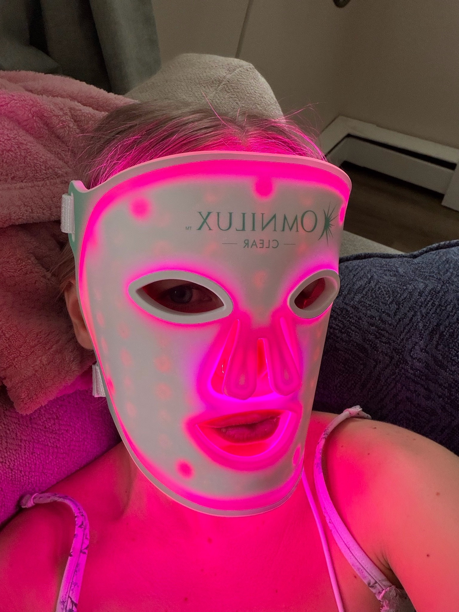 LED red light therapy face mask for acne, texture, fine lines, hyperpigmentation/scarring, etc. !!!

this has honestly CHANGED MY SKIN FOR THE BETTER i’ve been struggling for so long and this is finally clearing my acne and lightening my acne scars😭💗 

1000% worth it, you won’t regret trying it for yourself!

#LTKselfcare #LTKBeauty #LTKmorningroutine