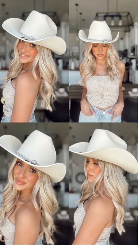The most perfect cowgirl hat ✨🙌🏻🌼🍃☁️🌞

#LTKbeauty #LTKGiftGuide #LTKstyletip