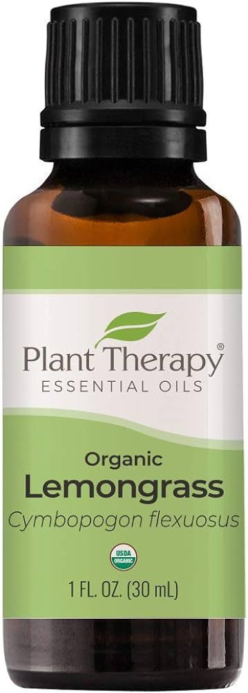 Plant Therapy Organic Lemongrass Essential Oil 100% Pure, USDA Certified Organic, Undiluted, Natu... | Amazon (US)