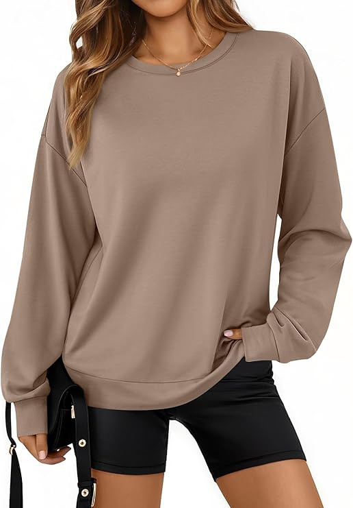 Trendy Queen Womens Crewneck Long Sleeve Tops Casual Sweaters Fall Fashion Outfits Winter Clothes... | Amazon (US)