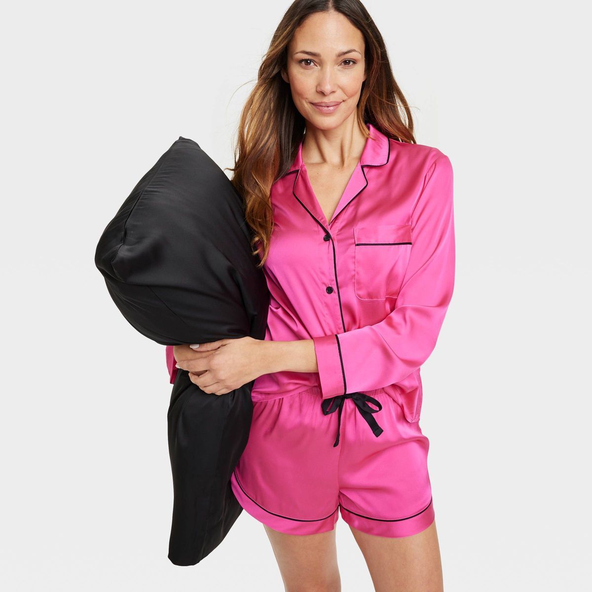 Women's 3pc Satin Pillow Case and Pajama Set - Stars Above™ | Target