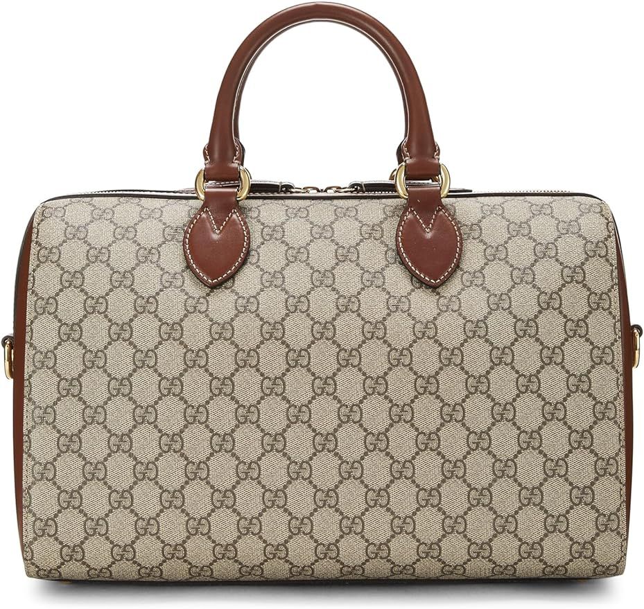 Amazon.com: Gucci, Pre-Loved Original GG Supreme Canvas Boston Handbag, Brown : Luxury Stores | Amazon (US)