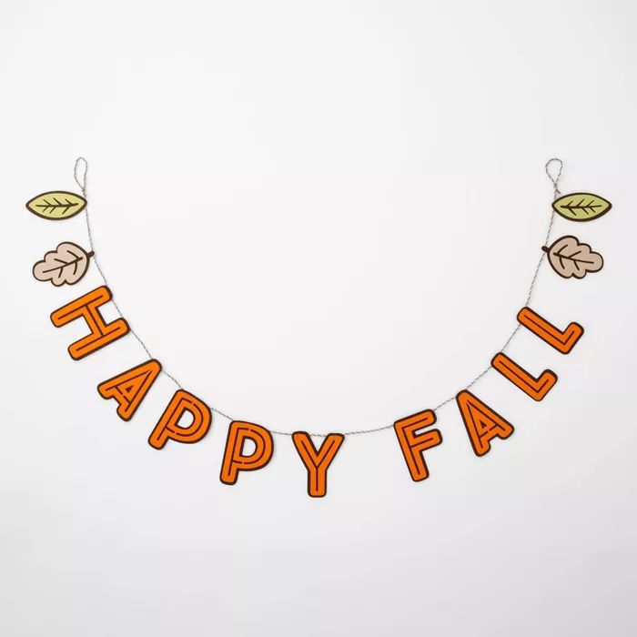 Layered Felt Happy Fall Harvest Garland - Spritz™ | Target