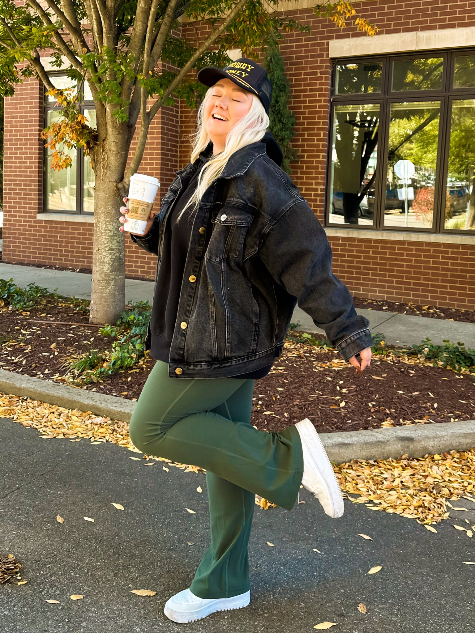 Fall street style inspo!! 3X in sweatshirt and 14 in flare leggings! 

#LTKstyletip #LTKSeasonal #LTKcurves