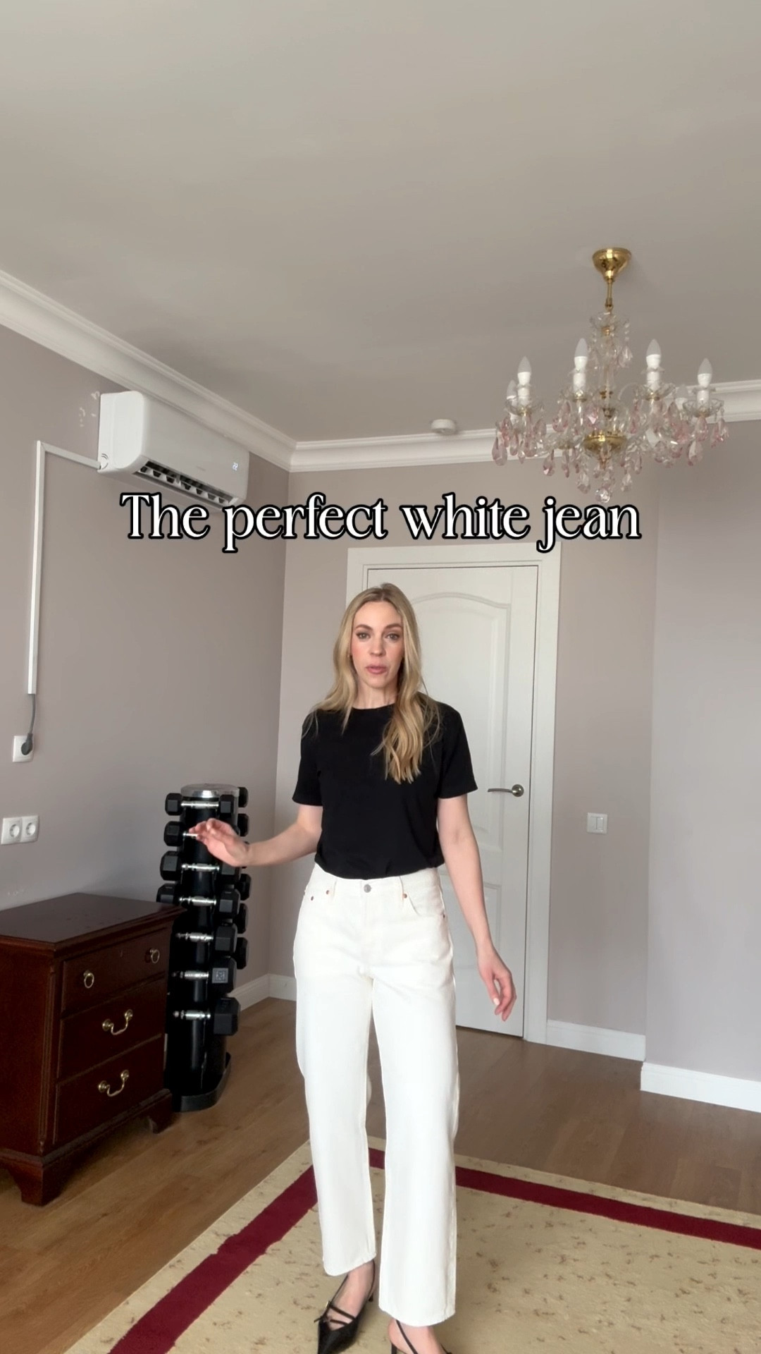 The perfect white jeans for spring! Baggy but not too loose, ankle length, flattering cut for petites 

#LTKSeasonal #LTKOver40 #LTKSaleAlert