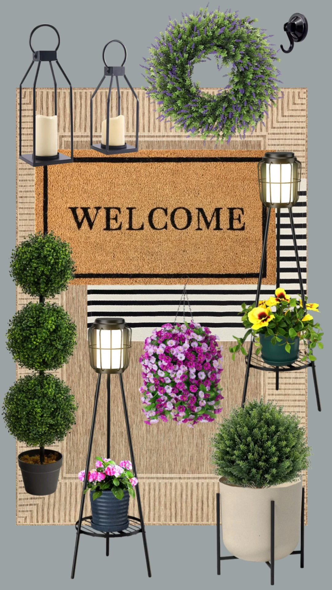 Update your outdoor front porch space this season with these decorative home finds!

#LTKHome #LTKSeasonal
