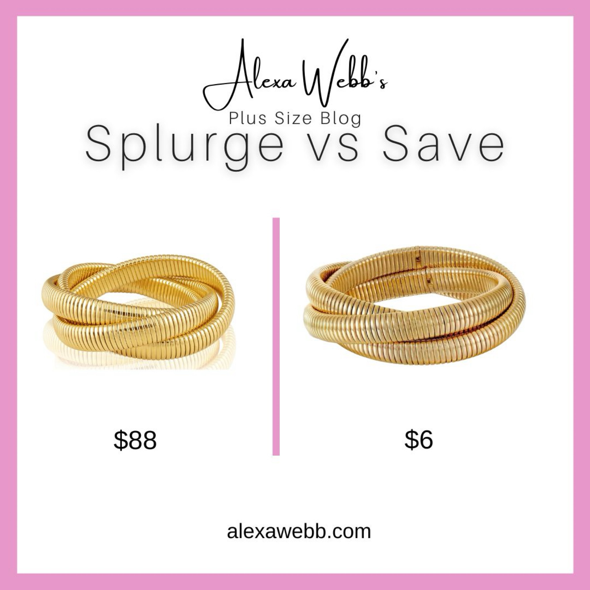 Splurge Vs Save by Alexa Webb #plussize

#LTKplussize #LTKstyletip #LTKover40
