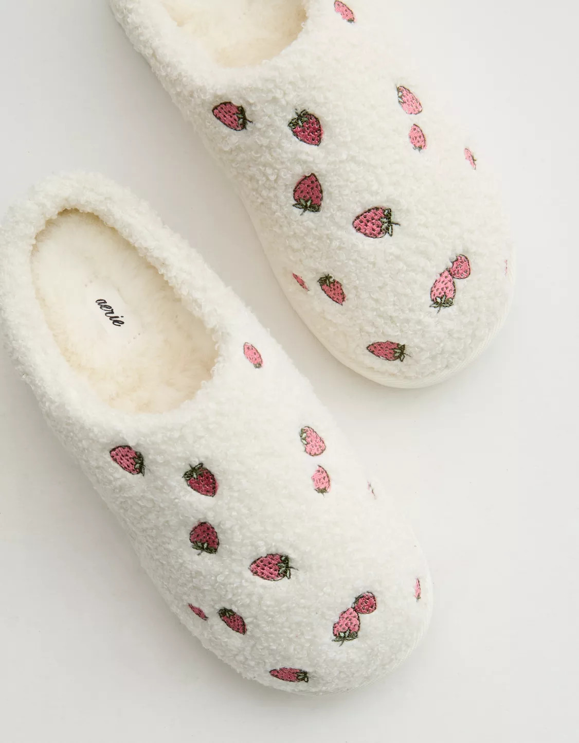 Aerie Sherpa Scuff Slippers | Aerie