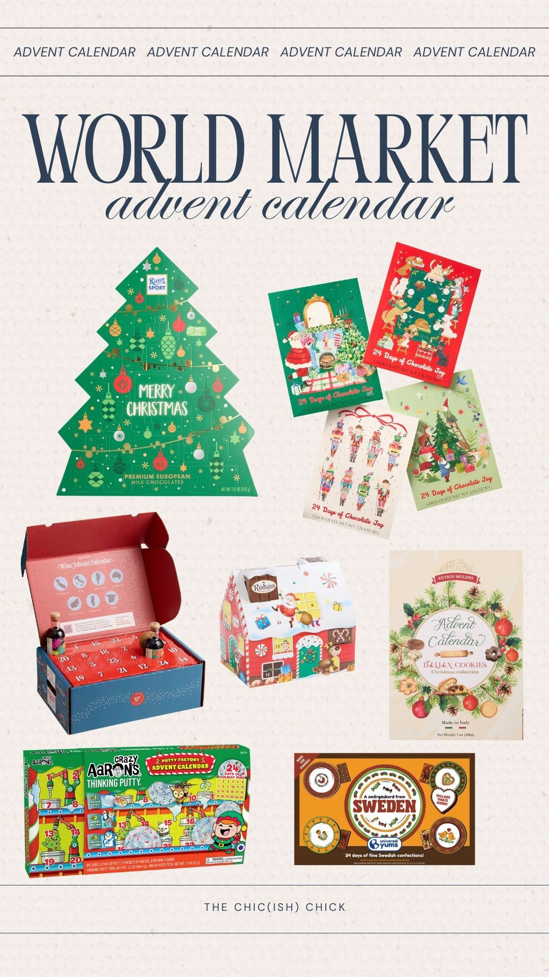 World Market advent calendars. From wine samples to cookies these are the yummiest calendars this season. 

#LTKSeasonal #LTKHoliday #LTKHome