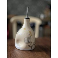 Pottery Oil Dispenser Bottle, Olive Oil Cooking Gifts, & Vinegar Bottle | Etsy (US)