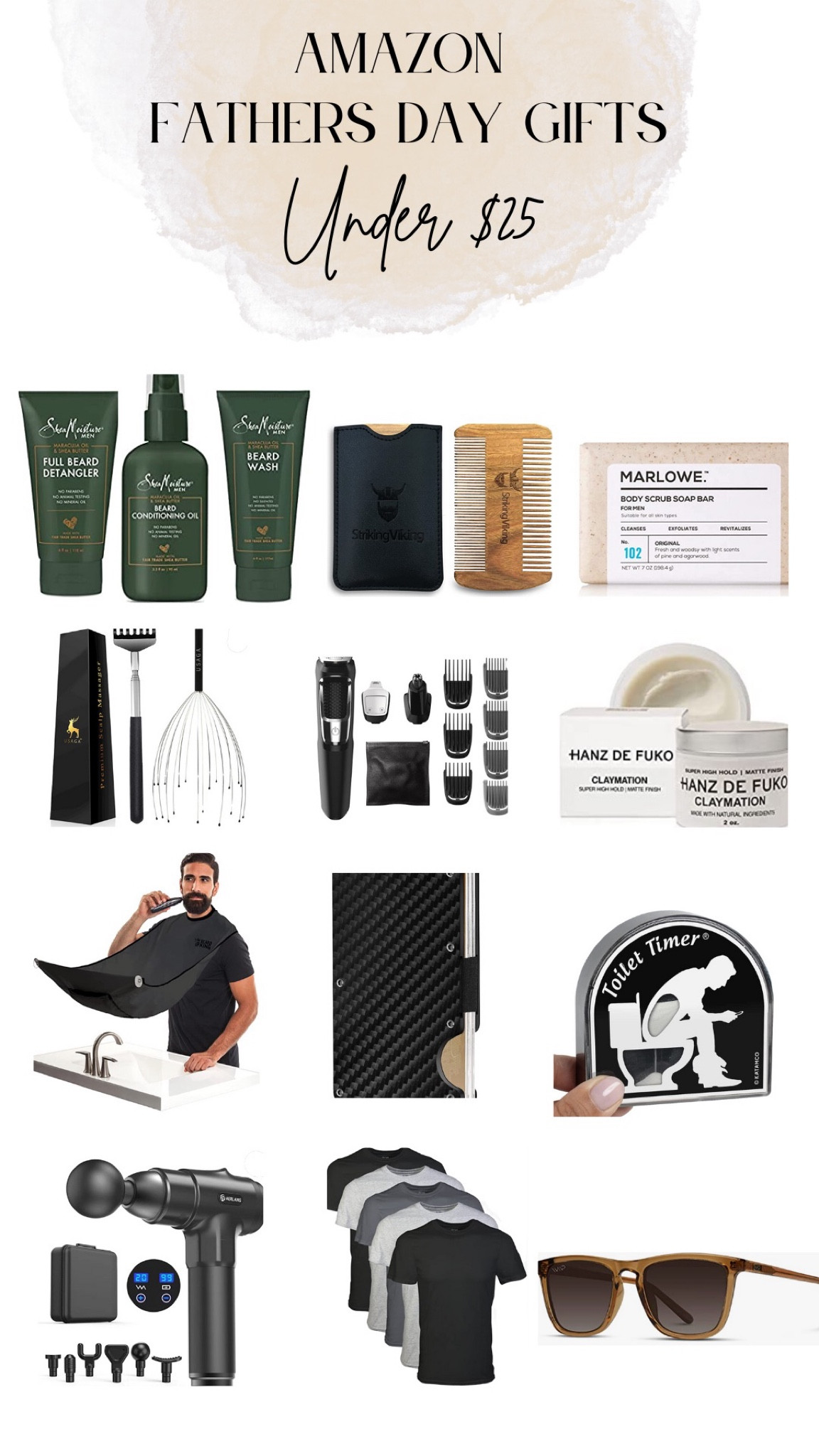 Amazon Father’s Day gift ideas under $25 

Gifts , dad, gift ideas for dad, Amazon gifts , amazon finds 

#giftguide #fathersday 

#LTKunder50 #LTKGiftGuide #LTKsalealert