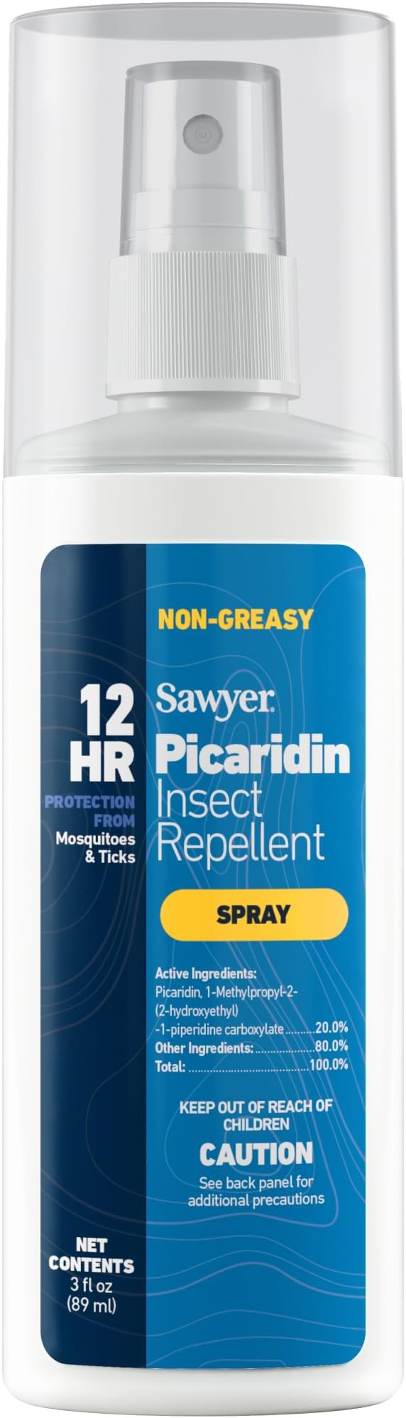 Sawyer Products SP543 Premium Insect Repellent with 20% Picaridin, Pump Spray, 3-Ounce,Clear | Amazon (US)
