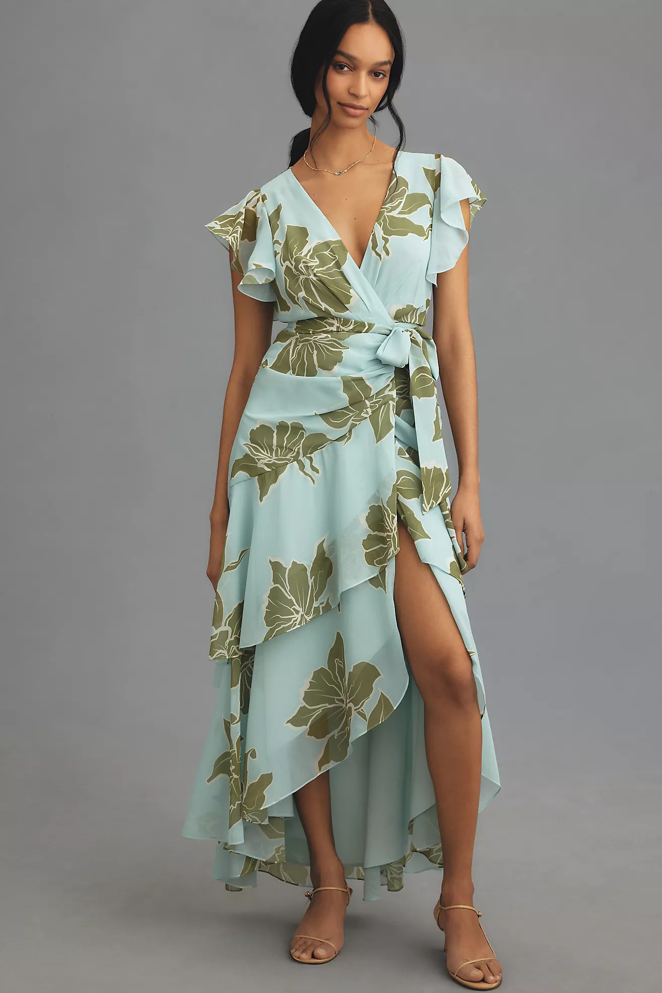 Hutch Wrap Maxi Dress | Anthropologie (US)