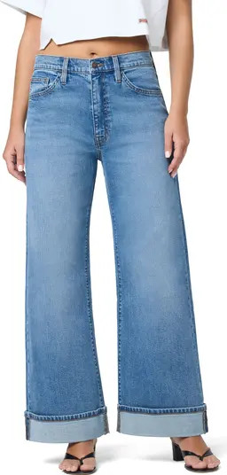 Jolene Cuffed Hem Wide Leg Jeans | Nordstrom Rack