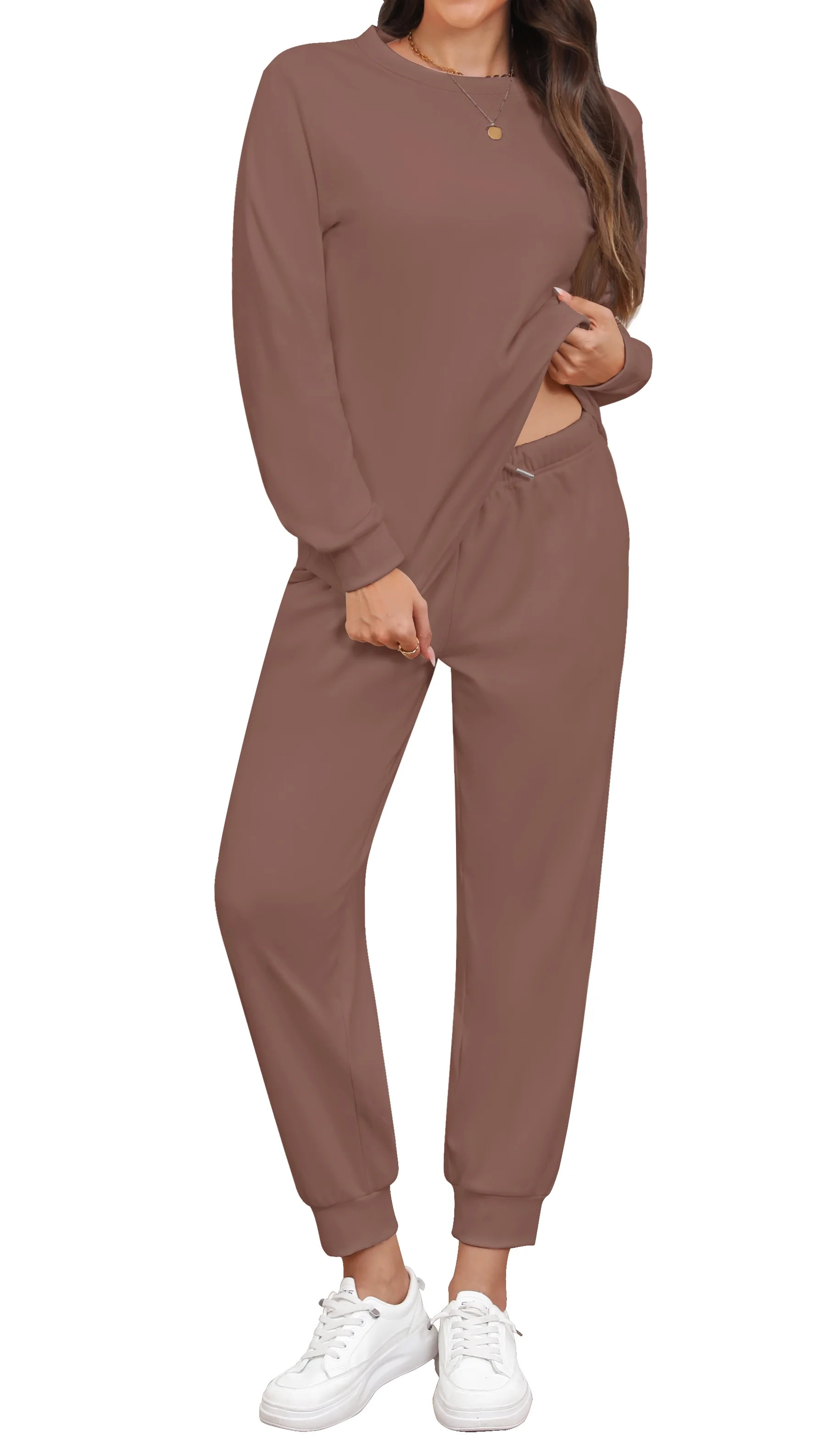 Fantaslook Pajamas Sets for Women Two Piece Sweatshirts Lounge Sets Long Sleeve Tops and Pants wi... | Walmart (US)