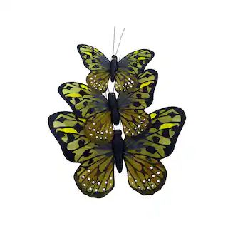 Green Butterfly Floral Embellishment Set by Ashland® | Michaels | Michaels Stores