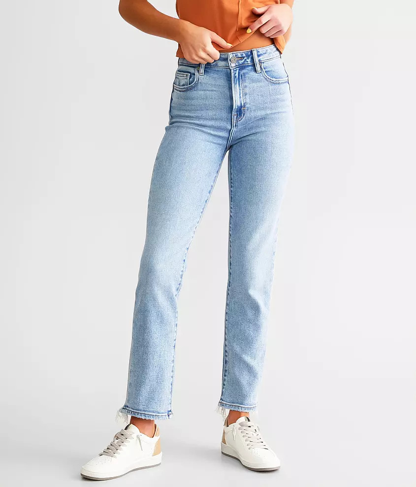 Tracey Cropped Straight Stretch Jean | Buckle