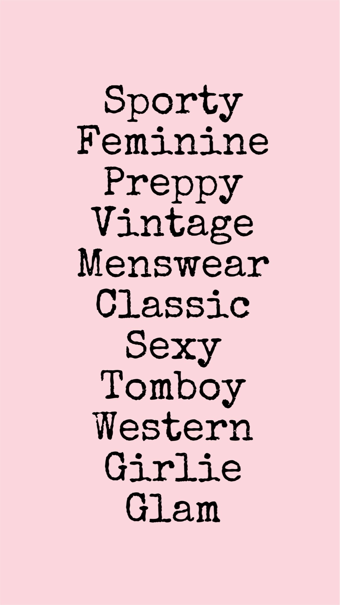 Here’s the styling rule I come back to every time: choose three vibes and let them play off each other. A little Tomboy, a little Glam, a touch of Vintage, and suddenly an outfit has a point of view! 🩷

Pick your stack from the list and watch how the mix changes everything. What’s your combo?