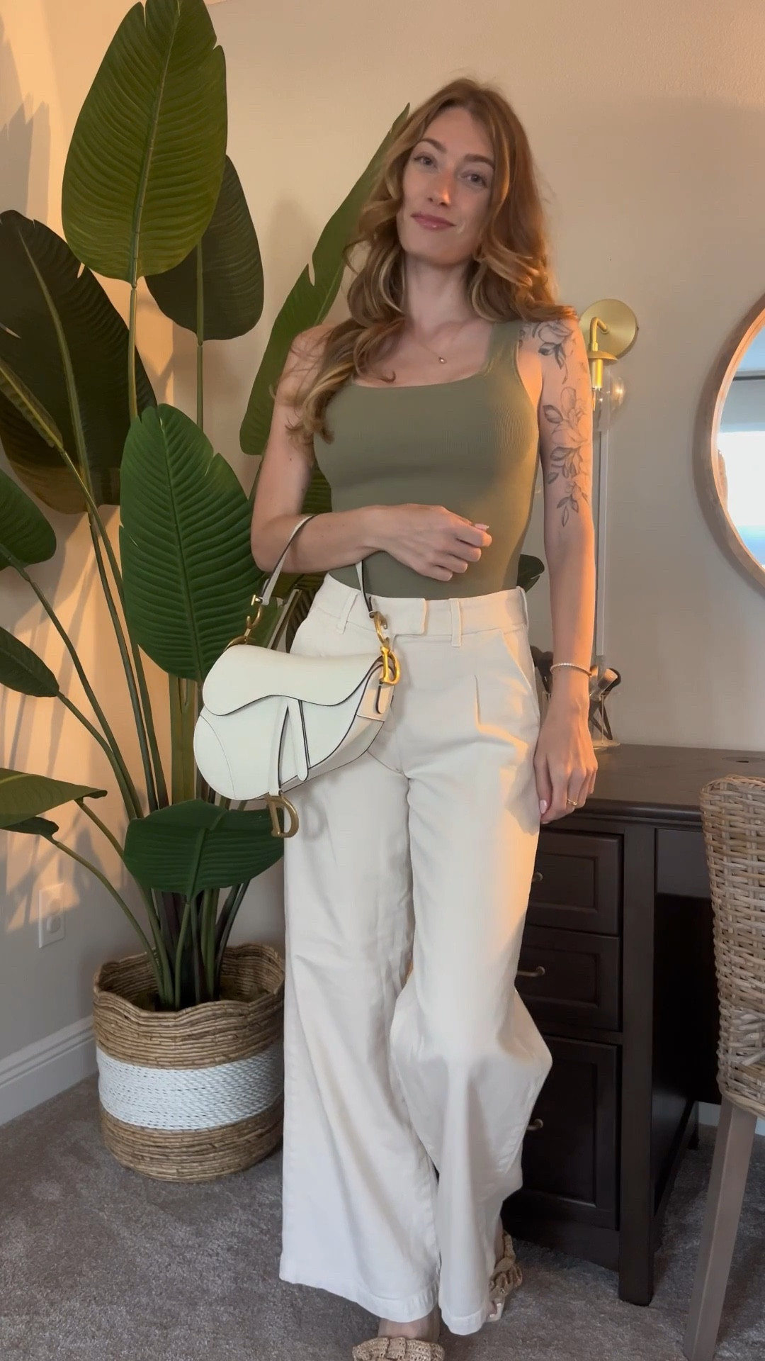 Elegant, timeless, and effortlessly chic 🤍✨ Green, cream, and gold because neutrals never go out of style. #ClassyStyle #Elevated #TimelessElegance #StyleInspo #DateNight

#LTKItBag #LTKSeasonal #LTKWorkwear