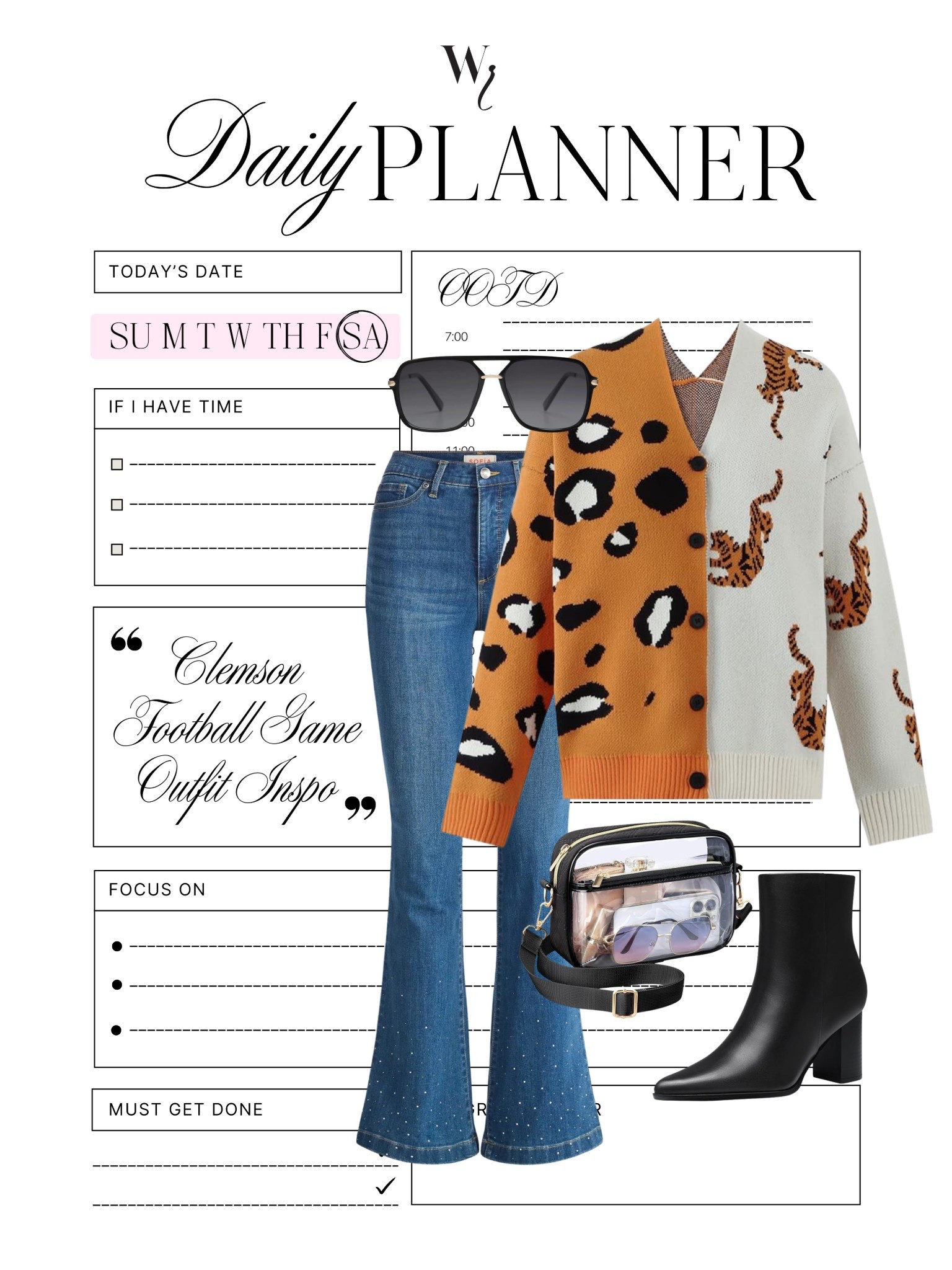 Clemson gameday style! 
Size 4 jeans, size small sweater 

#LTKFindsUnder50 #LTKPetite