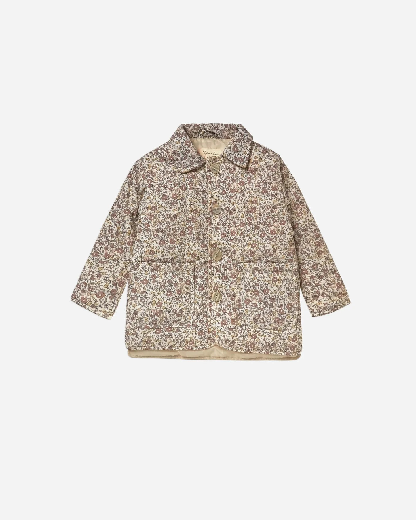 noelle coat || autumn floral | Rylee + Cru