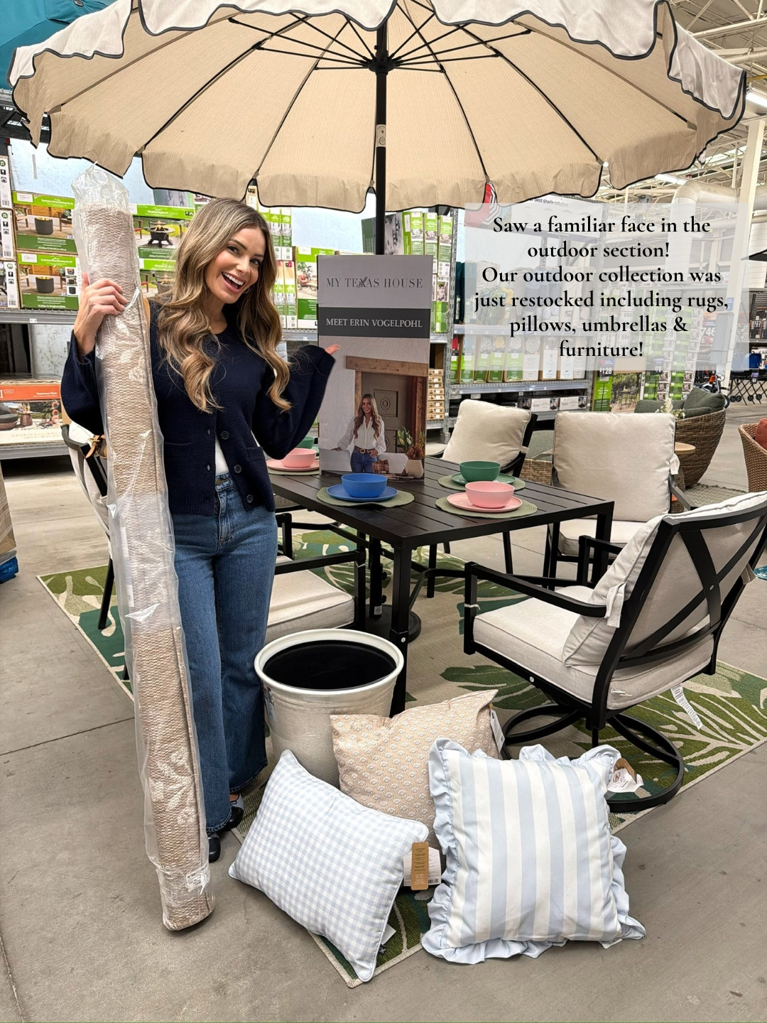 Found myself and my products in the outdoor section of my local Walmart! My stunning outdoor line is in stock online and in select stores just in time for summer!  

 #LTKSeasonal #LTKHome