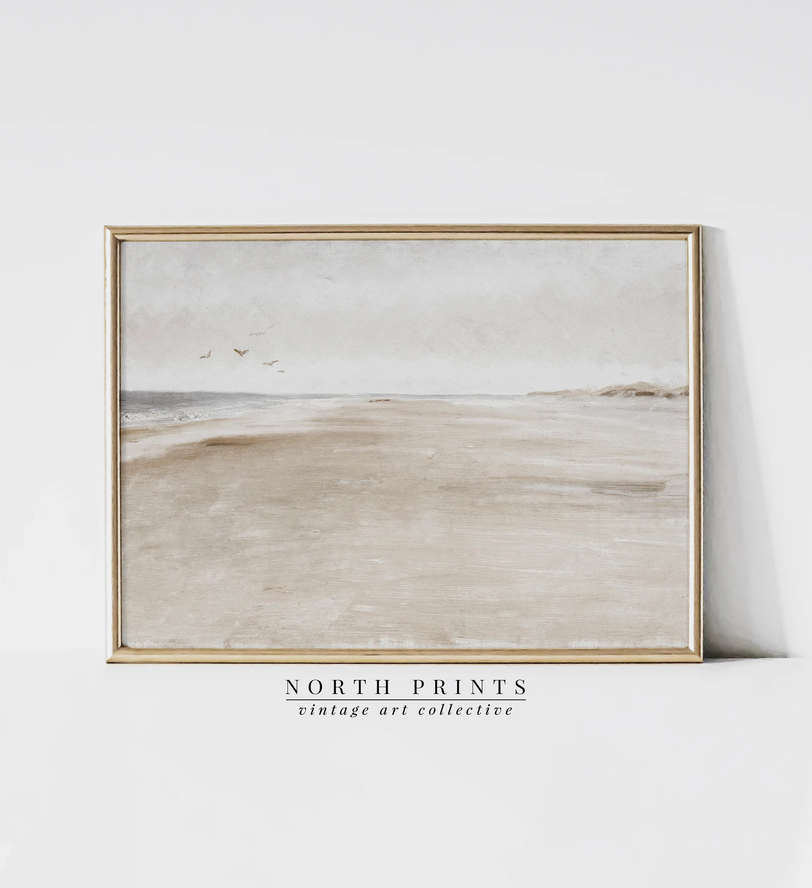 Vintage Neutral Beach Painting Soft Coastal Landscape Summer PRINTABLE Download North Prints 4-14... | Etsy (US)