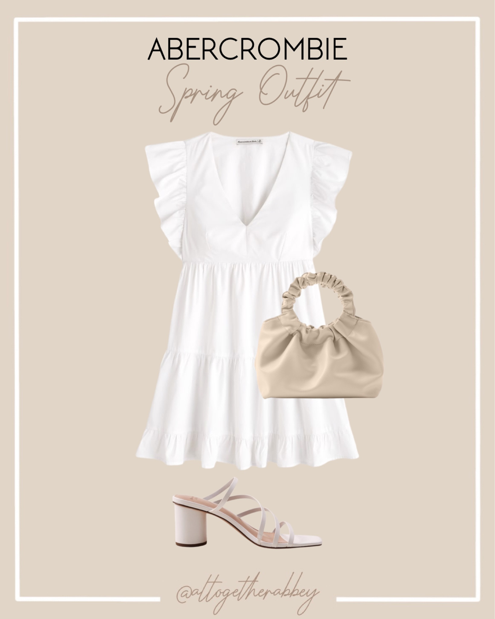 Abercrombie & Fitch Spring Outfit Inspiration // A&F // Spring Style // neutral style // Easter dress // Easter Outfit inspo 

#LTKstyletip #LTKSeasonal #LTKcurves