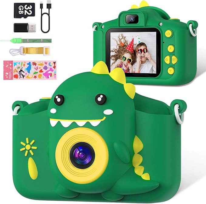 Kids Camera for Boys Girls Toddlers Childrens 3-8 Years Old Christmas Birthday Gifts Toys Selfie ... | Amazon (US)
