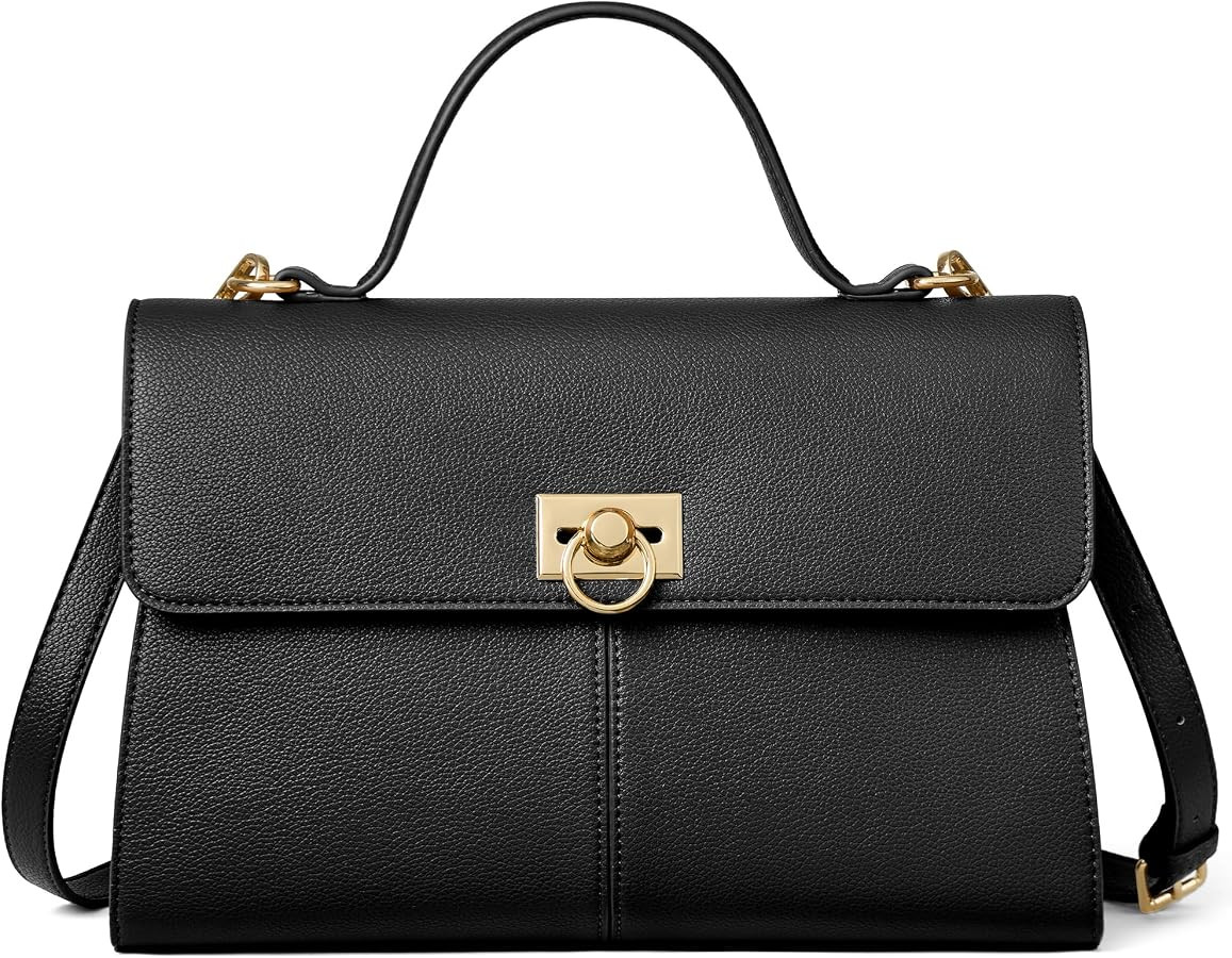 BOSTANTEN Handbags For Women Structured Top Handle Purse Vintage Satchel | Amazon (US)