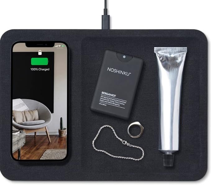 Essentials Catch:3 Wireless Charging Station + Valet Tray by Courant, Favorite Things 2021, Qi-Ce... | Amazon (US)