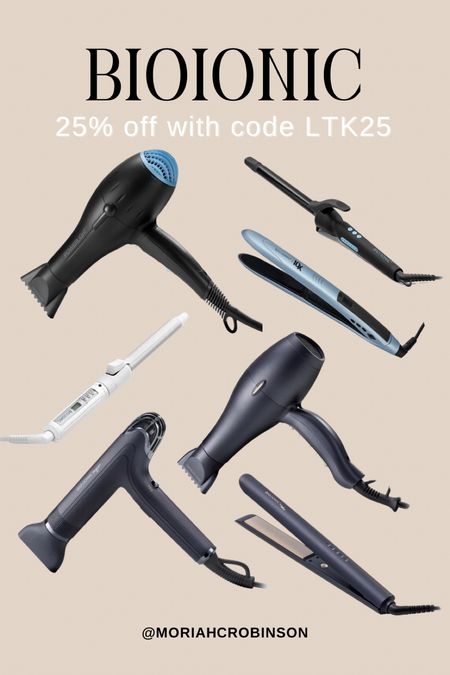 Bioionic - 25% off with code LTK25 

Hair products, beauty products, curling iron, curler, flat iron, straightener

#LTKbeauty #LTKfindsunder100 #LTKsalealert