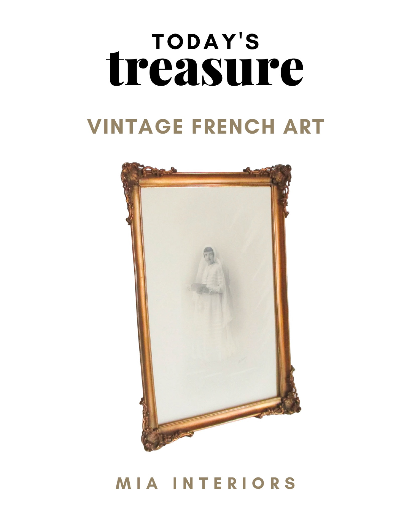 Todays treasure!

#vintageart #frenchart #framedart #antiqueart #wallart #portrait #todaystreasure 

#LTKunder50 #LTKhome #LTKSeasonal