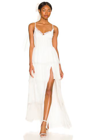 V. Chapman Camia Dress in White from Revolve.com | Revolve Clothing (Global)
