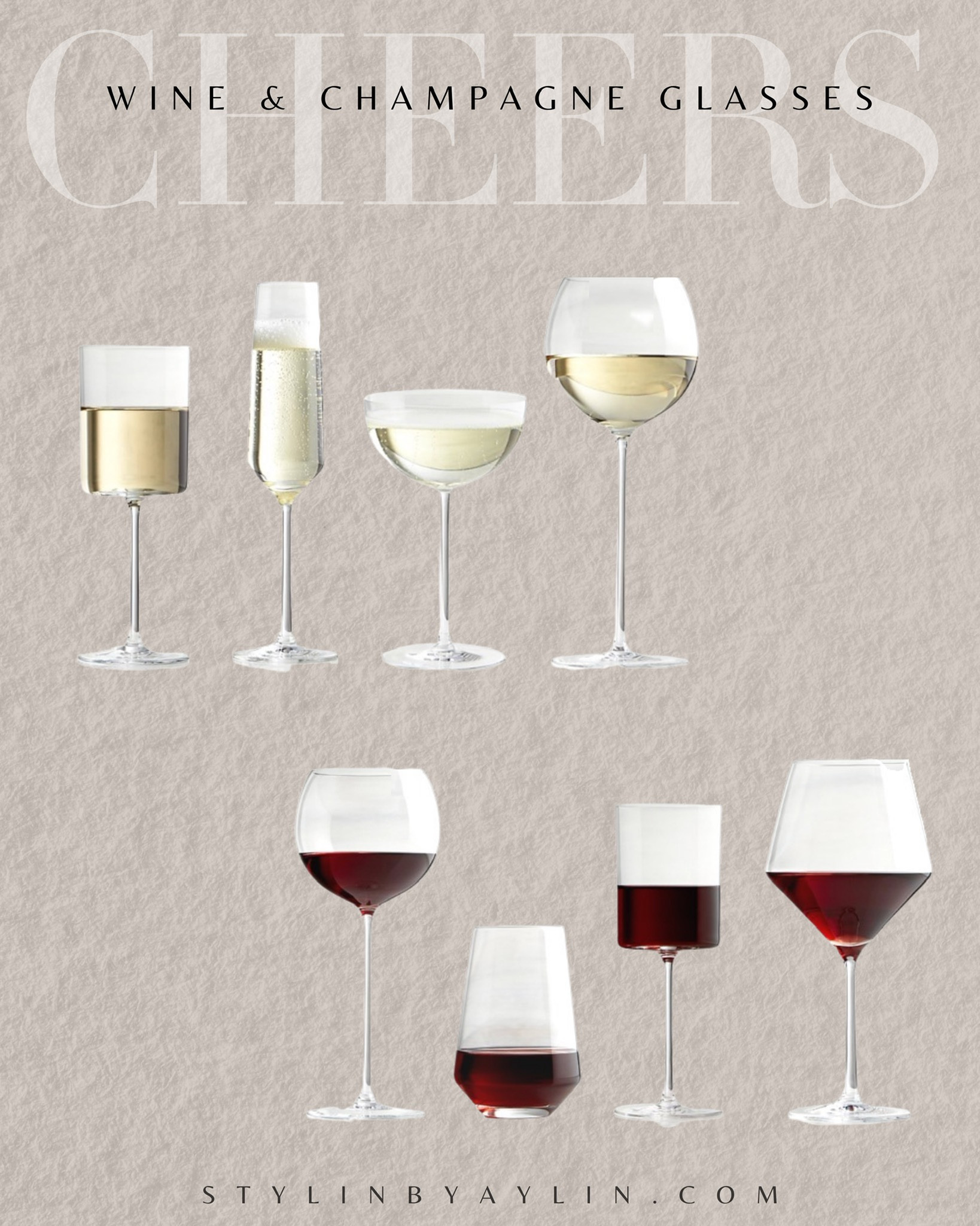 Cheers! Wine and Champagne glass roundup, gift idea #StylinbyAylin 

#LTKunder100 #LTKstyletip #LTKSeasonal