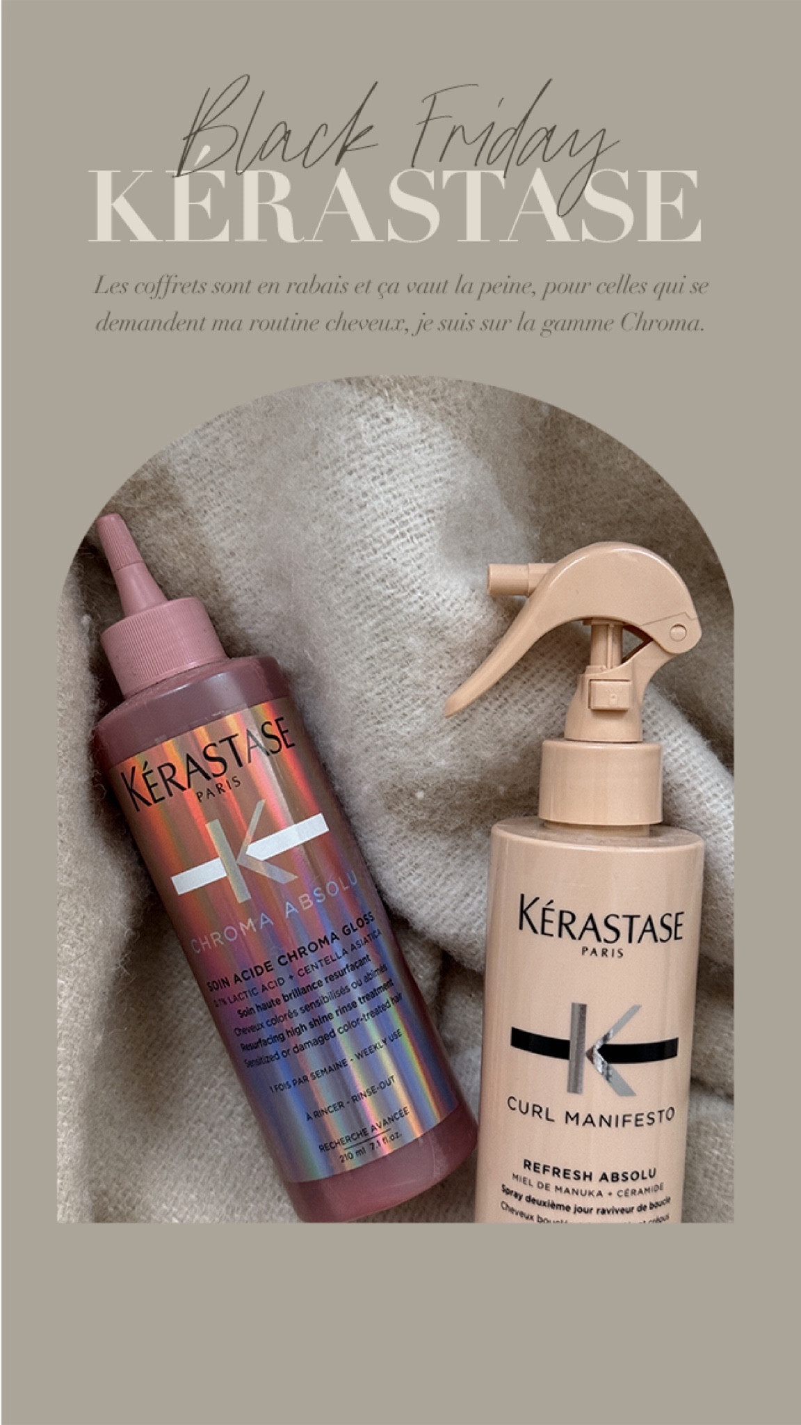 Les rabais du a black Friday valent vraiment le coup si vous devez faire le plein de vos produits Kerastase préférés  

#LTKCyberWeek #LTKCyberSaleIE #LTKCyberSaleFR