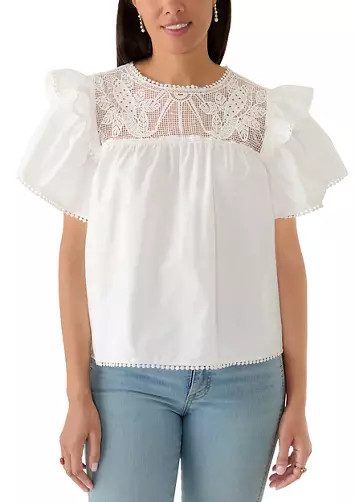 Women's Flutter Sleeve Top | Belk