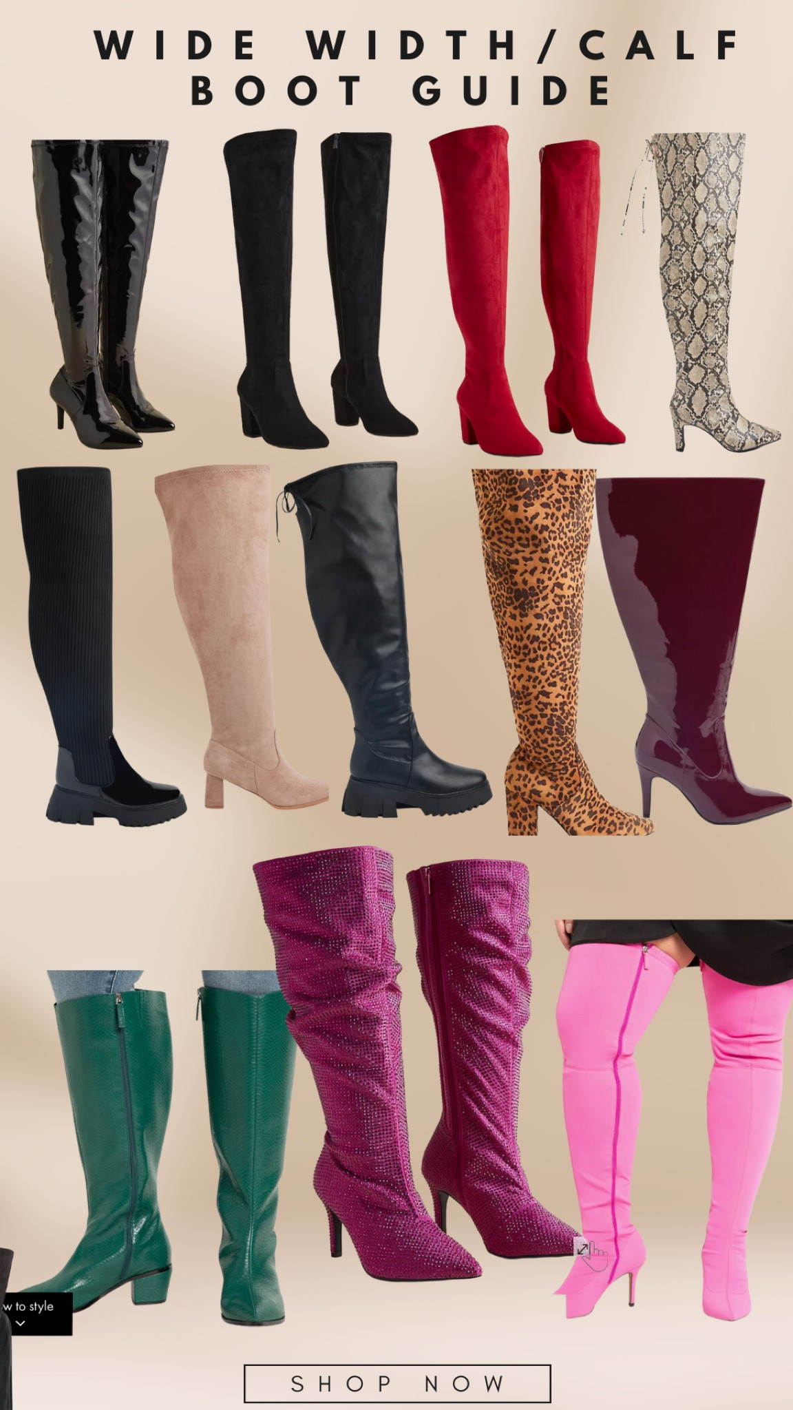 A Guide to the Best Wide Calf Wide Width Boot List

#LTKGiftGuide #LTKcurves #LTKCyberweek